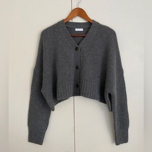 Sablyn Gardenia Boxy Crop Elliot Cardigan